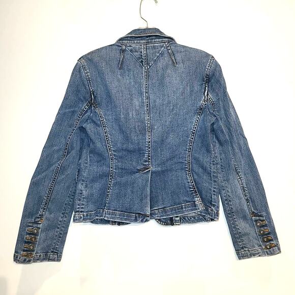 Vintage Tommy Hilfiger blue denim jacket blazer - medium - Picture 5 of 7